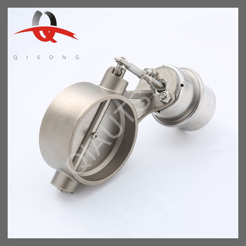 Пневматический клапан с системой контроля шума выхлопа