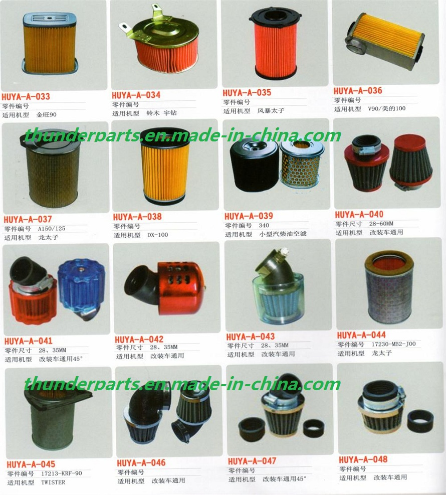 Parts of Motorcycle Air Filter Spare Parts for Ax4 Gd110 Ax100 Gn125 En125 An125