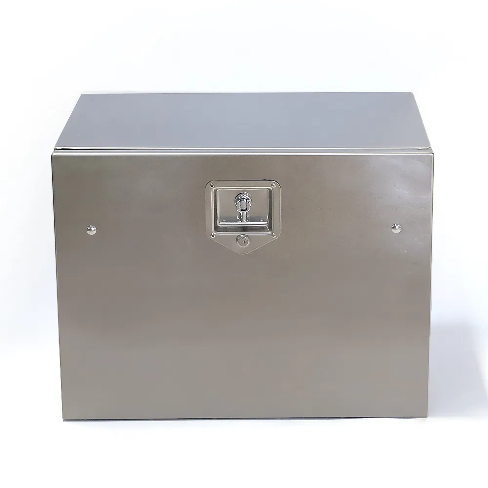 Stainless Steel Truck Tool Box, Truck Tool Box with Lock 18"X 18" X 24"