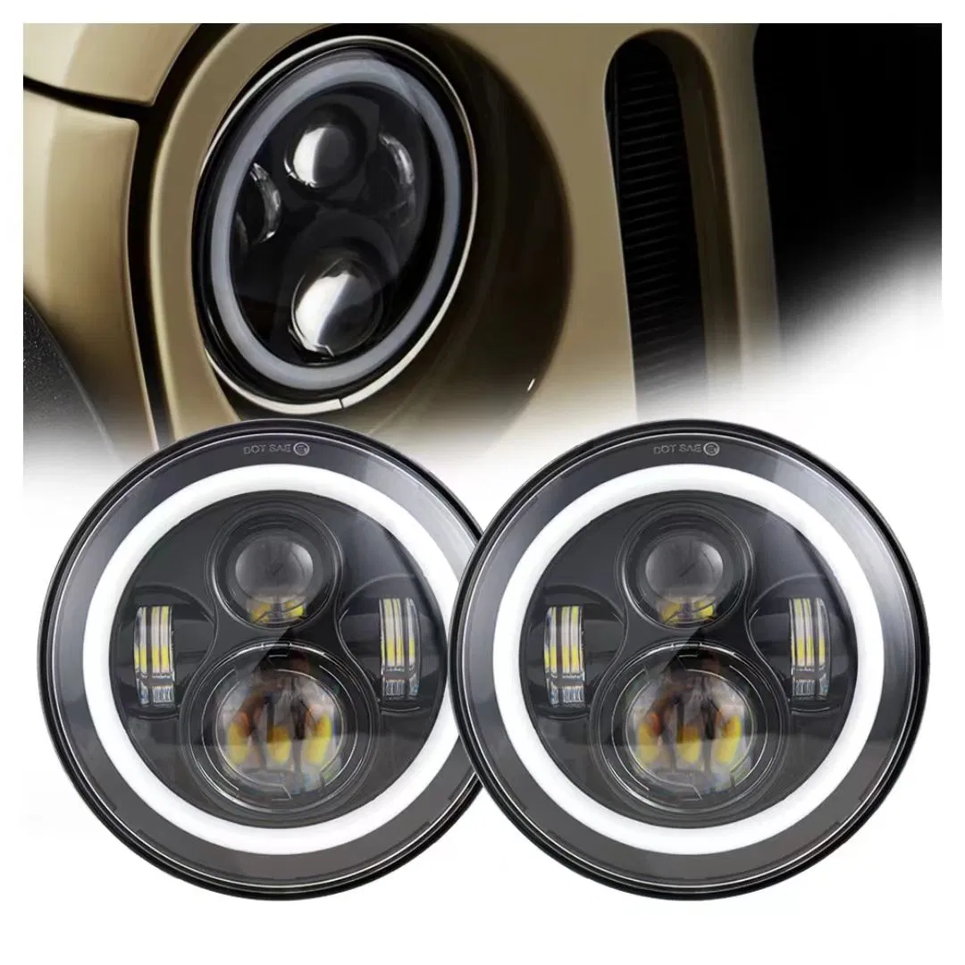 Projector Headlight Lamp Beam DRL for Jeep Wrangler Jk Approval