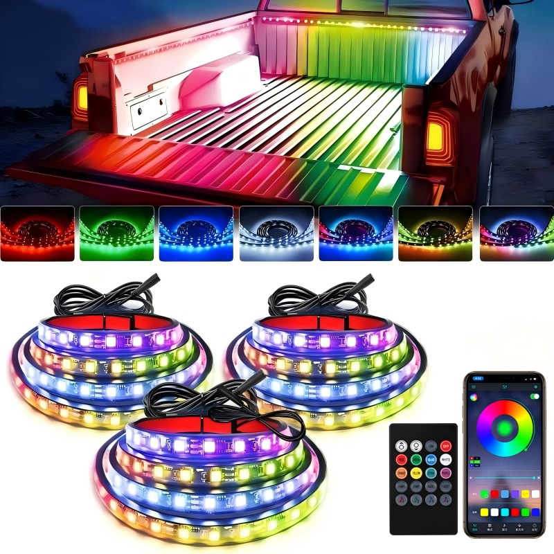 Комплект RGB подсветки кузова пикапа с пультом и приложением