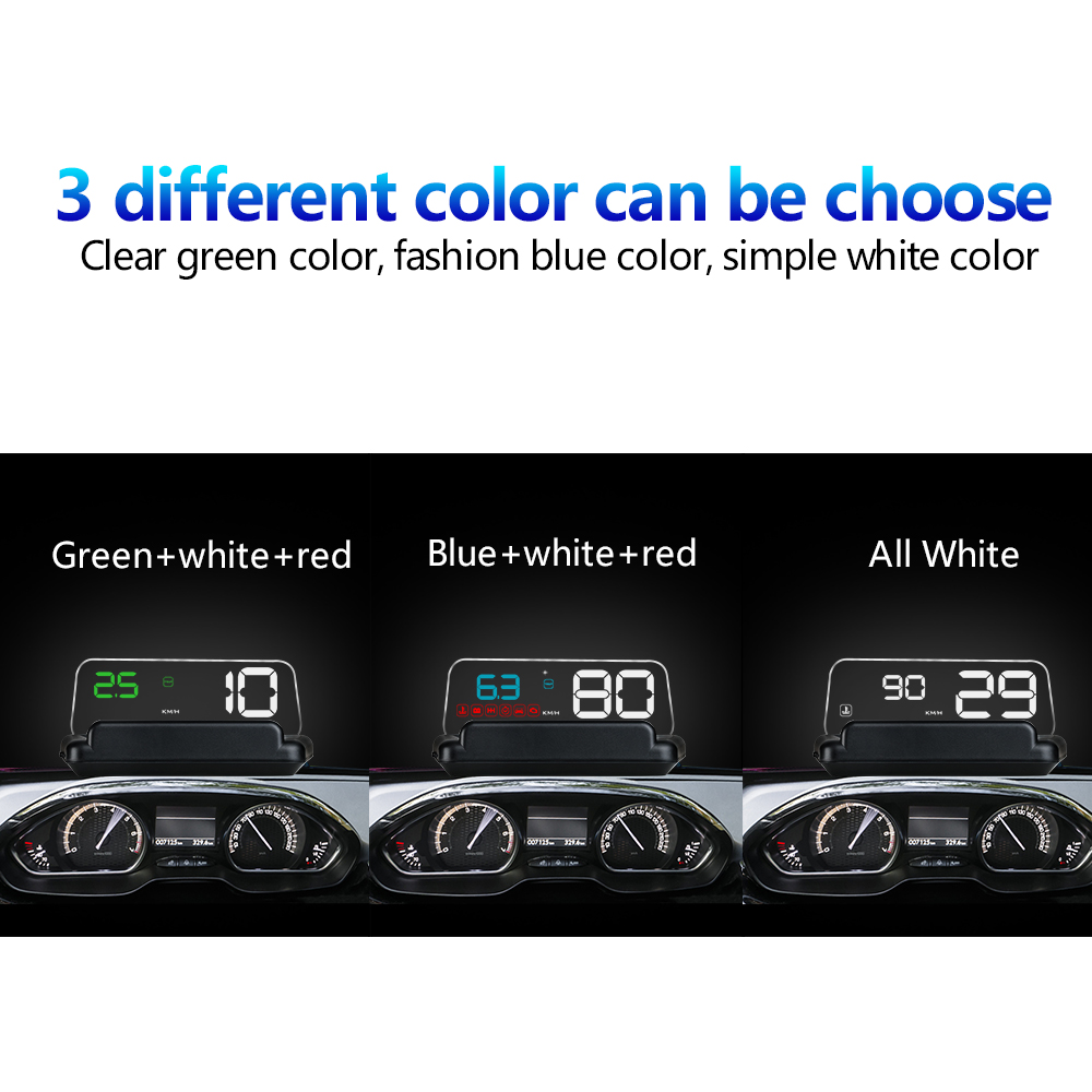 C500 HUD TPMS – автомобильный диагностический прибор с GPS-навигацией