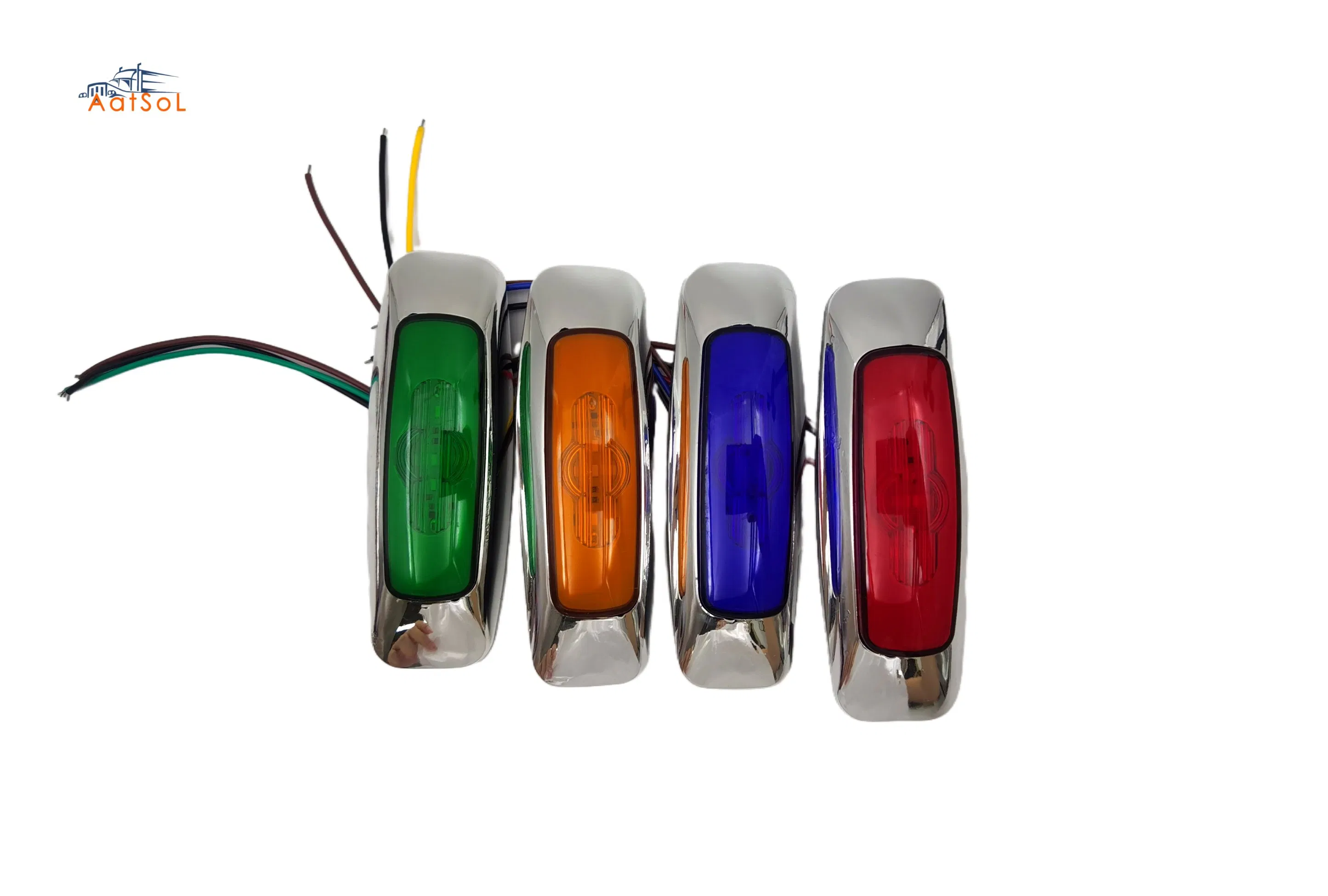 Синий светодиодный габаритный стробоскоп для авто, 6 LED