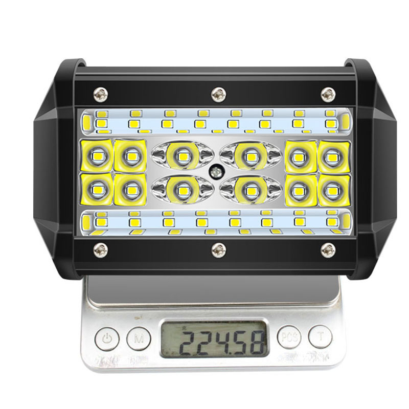 Wholesale LED 5 Inches Four Rows 90W High Brightness Auxiliary Spotlight