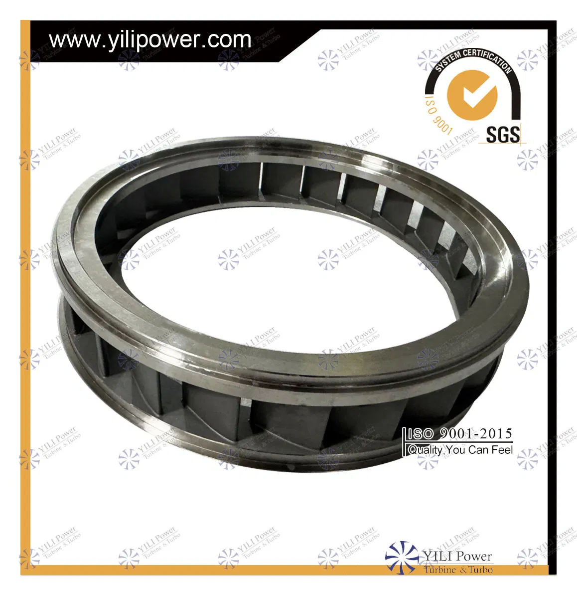 Сопловое кольцо для турбокомпрессора локомотива и судна