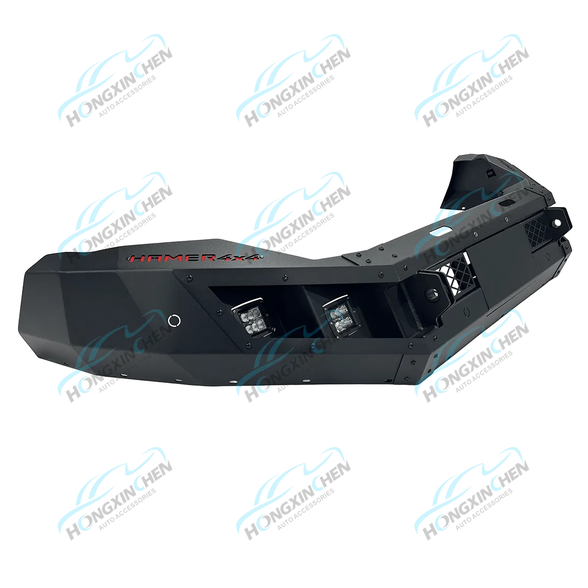 for 2011-2016 2/4WD F250 F350 Heavy Duty Black Front Bumper W/LEDs New