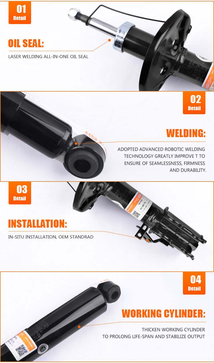 Eep Car Accessories Front Shock Absorber for Toyota Probox Ncp50 Auto Parts Damper 333407