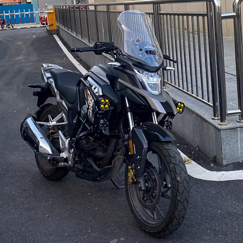 Влагозащищенный прожектор для мотоцикла с противотуманной фарой