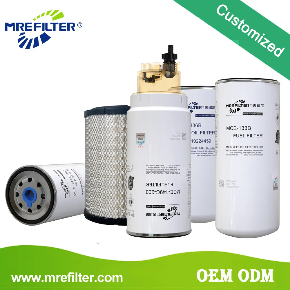 Auto Parts Factory Price Wholesale OEM Car Air Fuel Lube Water Element Oil Filter for Volvo/Isuzu/Hyundai/Mercedes Benz/Toyota/Caterpillar Truck Engine