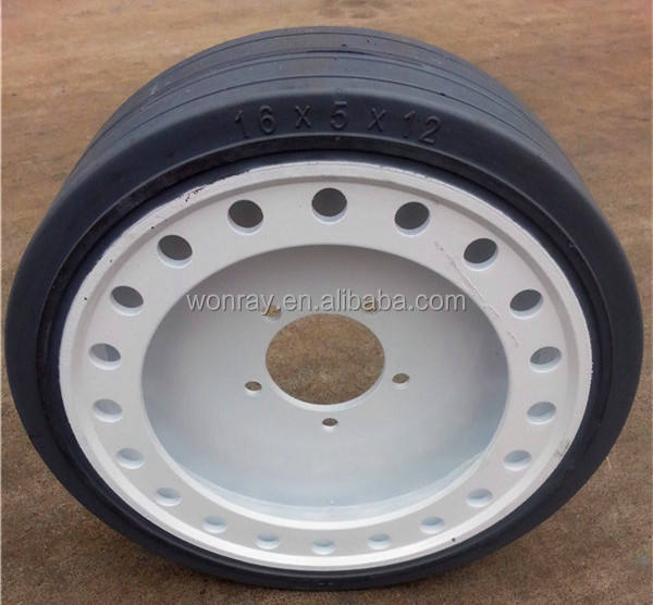 Skyjack Scissor Lift Machine Solid Rubber Wheel Tire 12X4 2.00-8 16X5X12 4.00-8 12X4.5