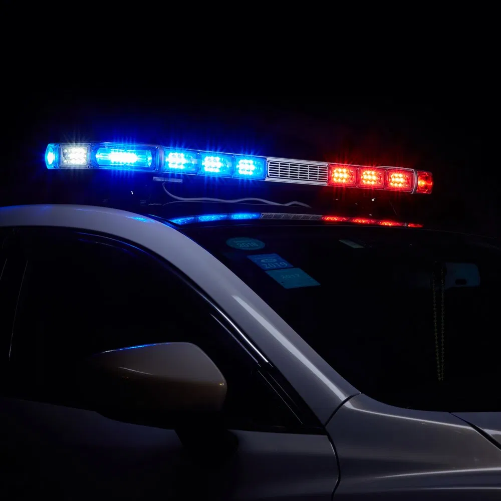 Low Profile Security Mini Light Bar with LED Signal Features