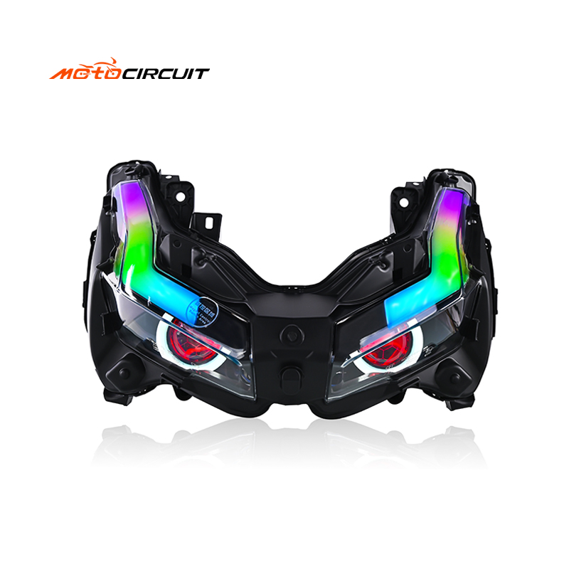 RGB фара-поворотник для мотоцикла и скутера