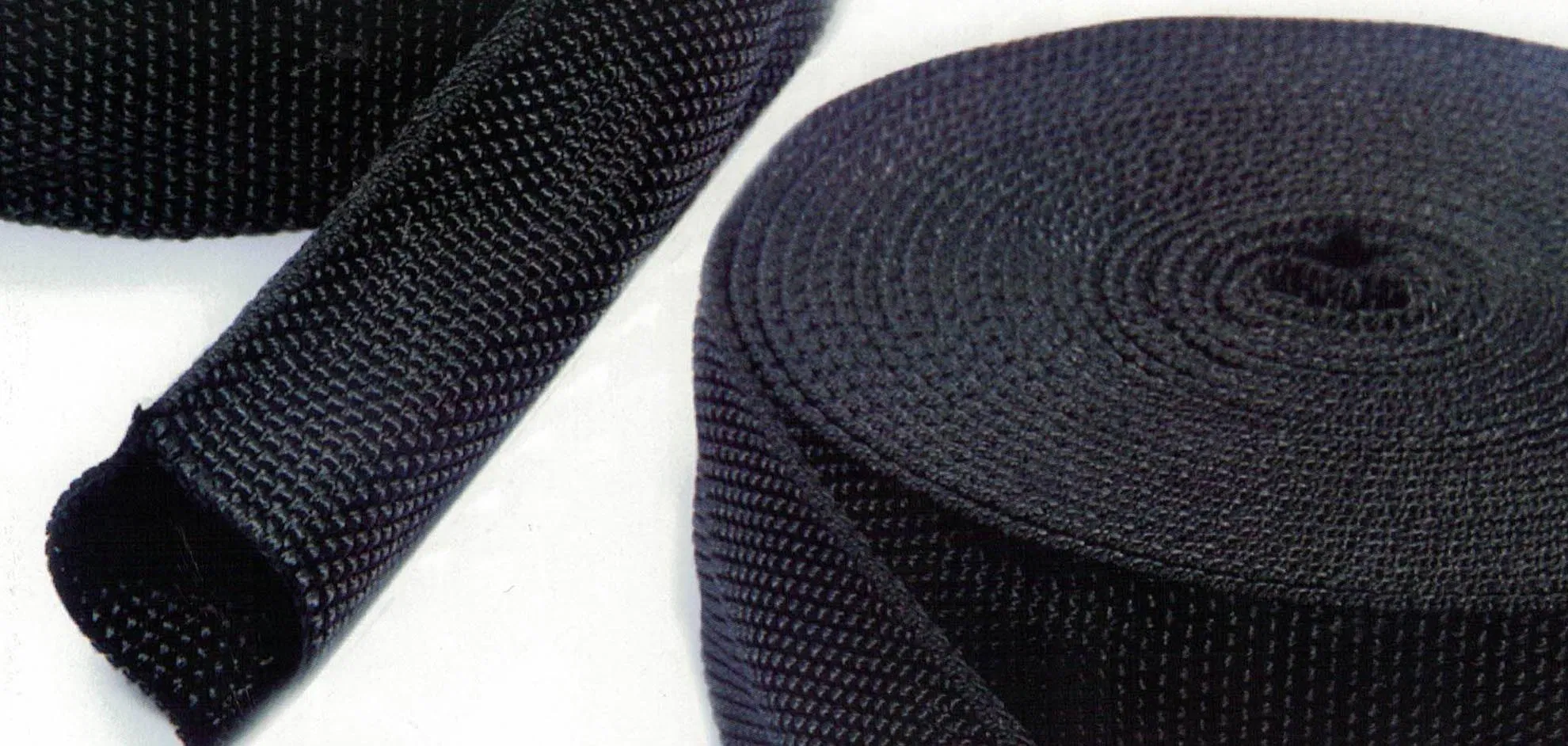 High Flexibility Heat Shrink Fabric Woven Sleeve 2: 1, Black, -45°C~+125°C