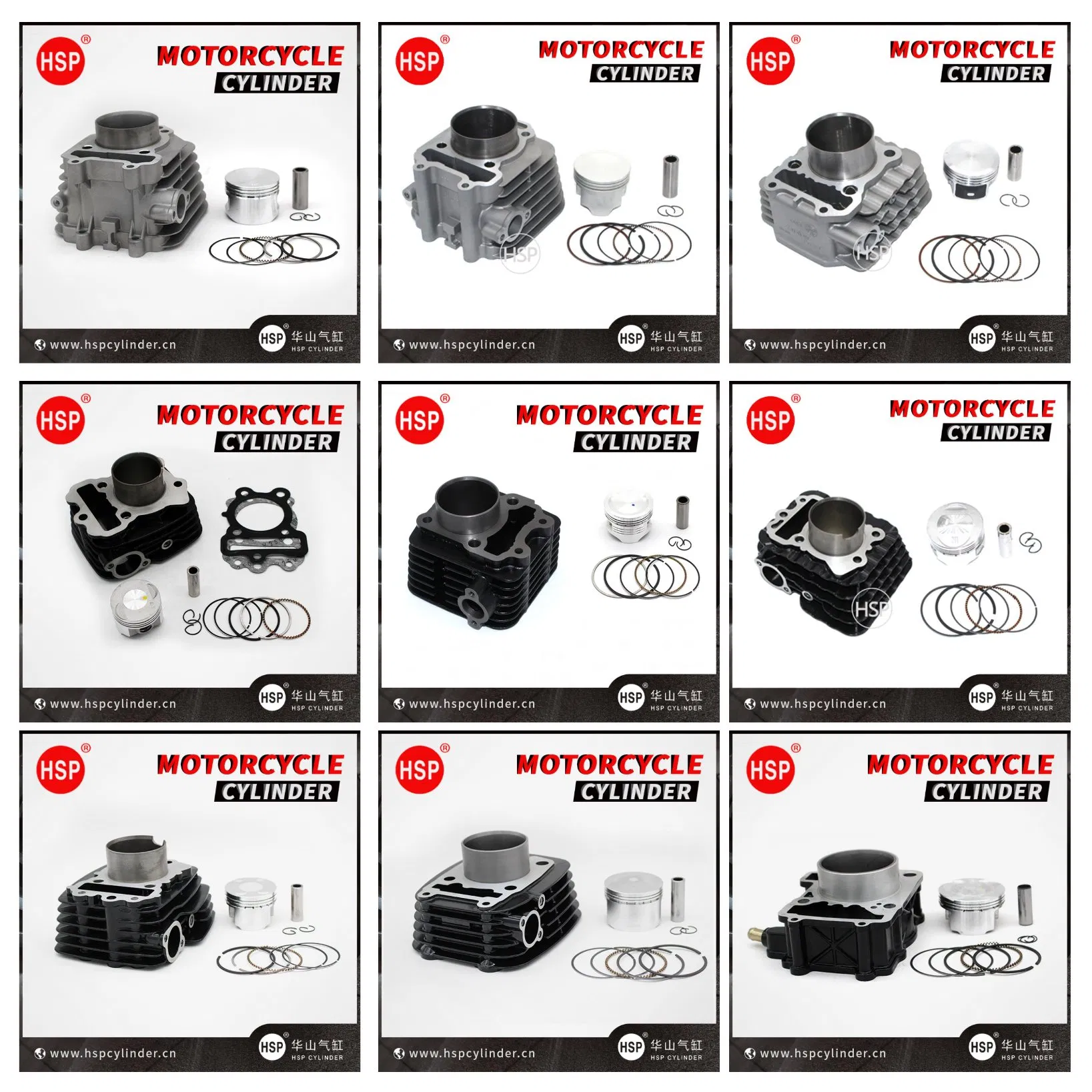 Wholesale Bajaj Motorcycle Parts Cylinder Block For Bajaj CT100 DISCOVER BM 100 125 ST 4V 150 BOXER150 CT150 PULSAR 135 150 180 UG4 PULSAR 200NS 3Wheel Compact