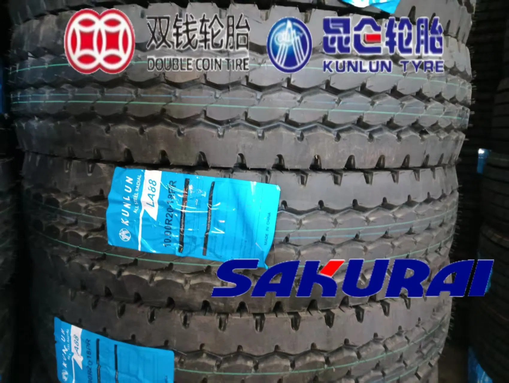 Kunlun TBR From Double Coin Group 315/80r22.5-22pr Kt890 Top Quality Driver Truck Tire