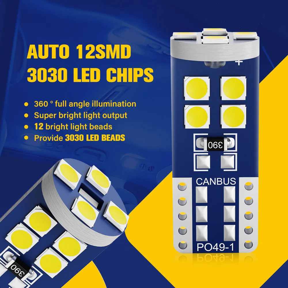 Светодиодные лампы BKR T10 для подсветки номера и салона