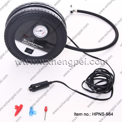 Car Tire Shape Air Compressor/ Tyre Air Pump