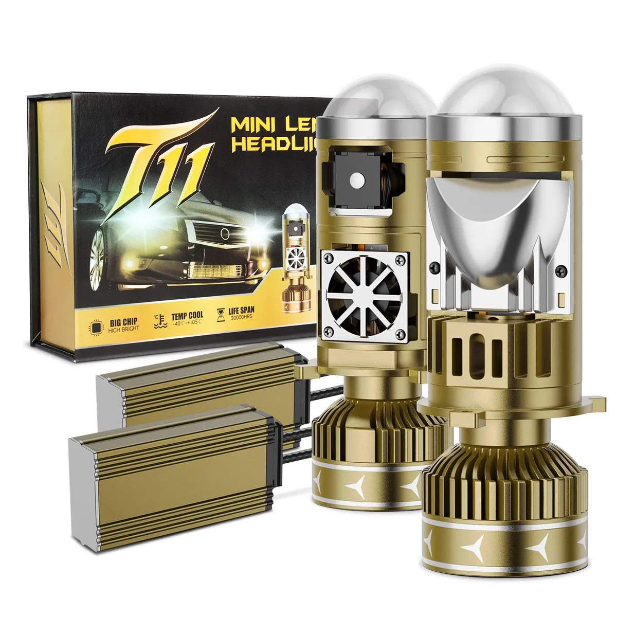 Bkr T11 240W Car Accessories LED Light Auto Headlamp H4 H7 H11 LED Headlights