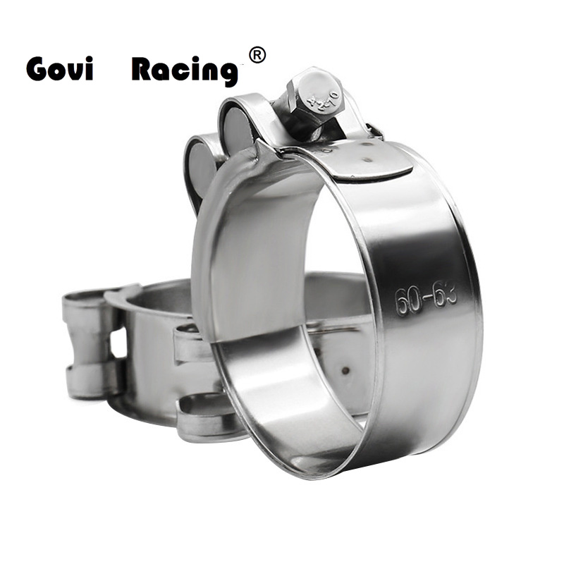 Хомут для шланга из нержавеющей стали 304, 52-76мм