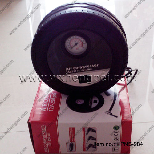 Car Tire Shape Air Compressor/ Tyre Air Pump