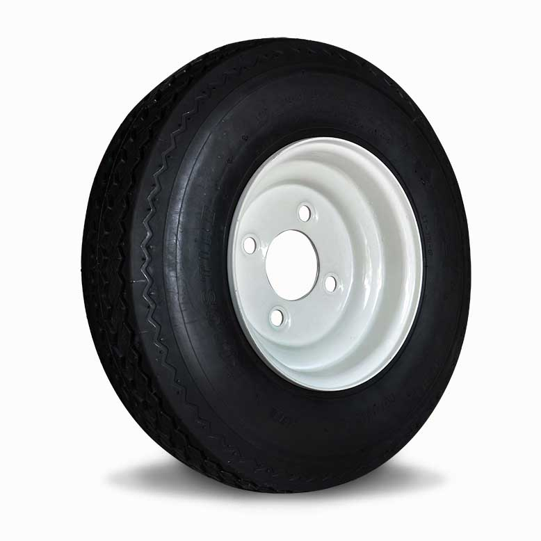 5.7-8 Complete Assembly Trailer Wheel and Tire for Agriculture Cultivator Cattle Log Splitter