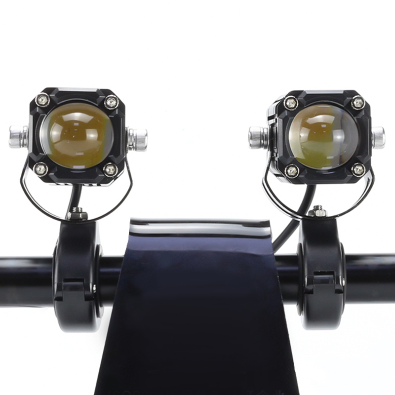 Versatile Nei M12 LED Motorcycle Light with 20W, Red Demon, White & Yellow Strobe, Blue Tail Light