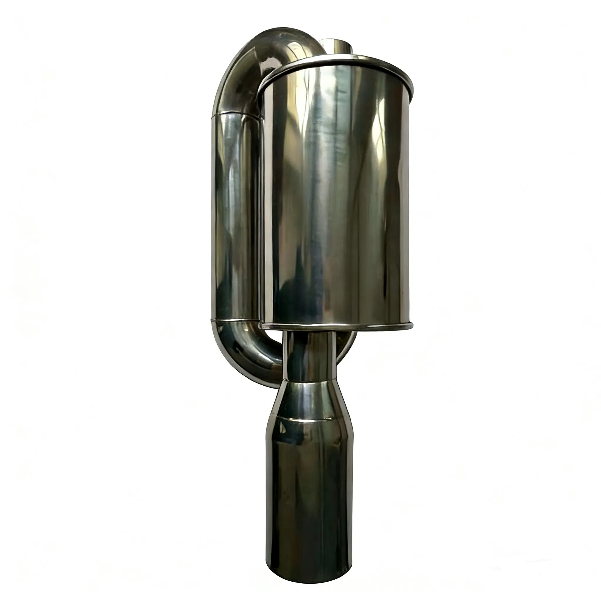 Глушитель впуск 54мм выпуск 89мм