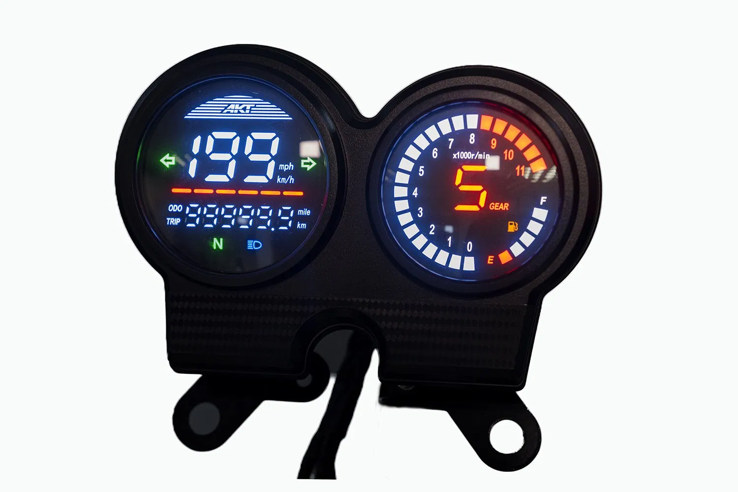 Спидометр мотоциклетный цифровой LCD с интеллектуальным дисплеем