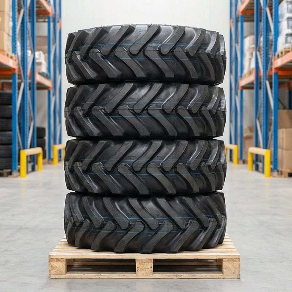 Size 11.5/80-15.3 Agricultural Tractor Tyre with Rim Herringbone Pattern for Tractor Rear Wheel