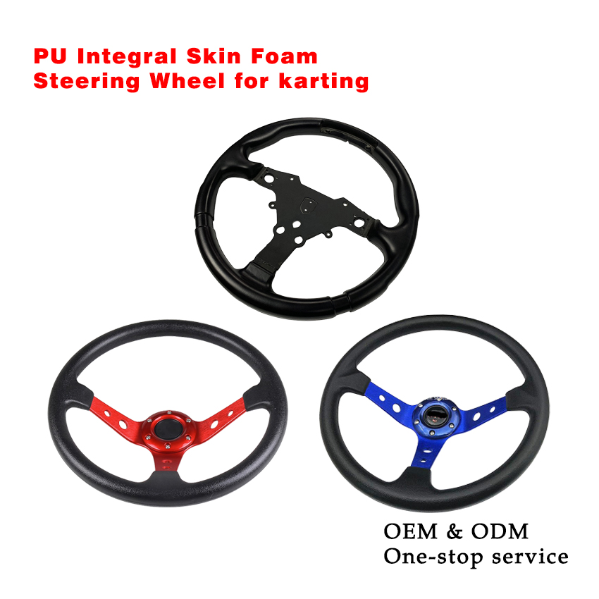 Automobile Parts Car Steering Wheel Customized Shape Color