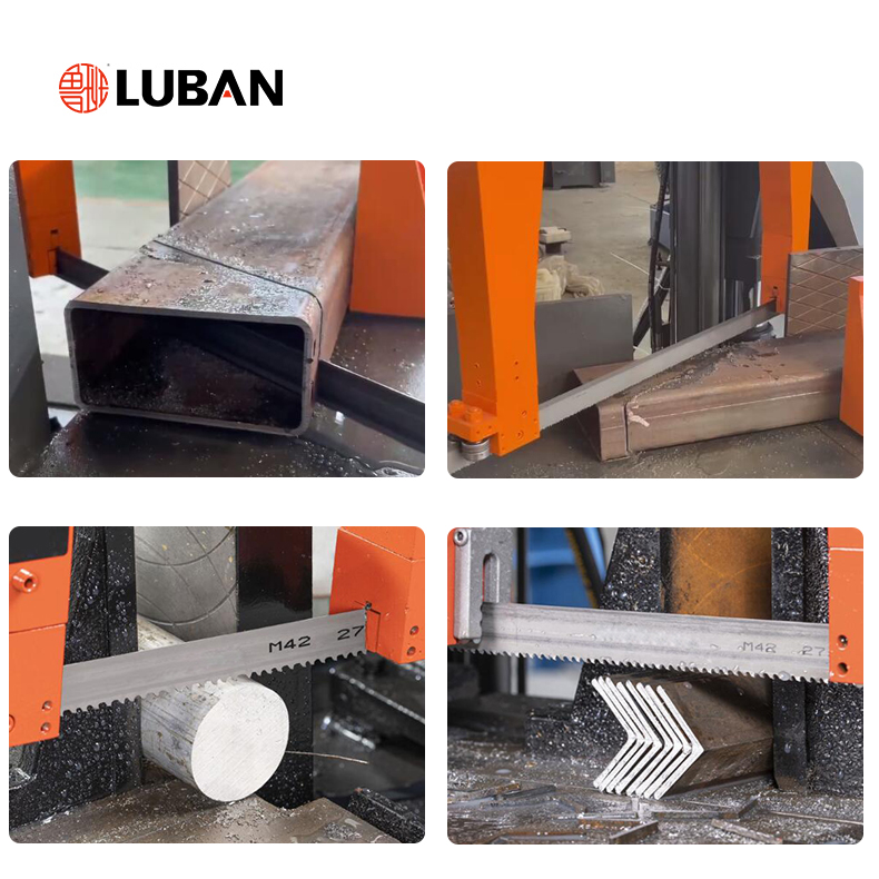 LUBANSAW GB4235X, металлическая угловая ленточная пила 45°