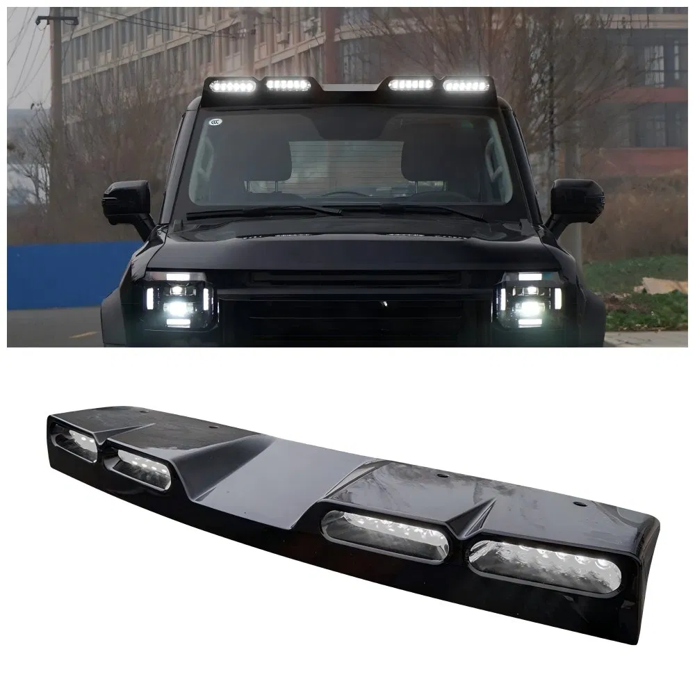 Черная светодиодная крышная лампа для Jetour T2 в стиле Defender