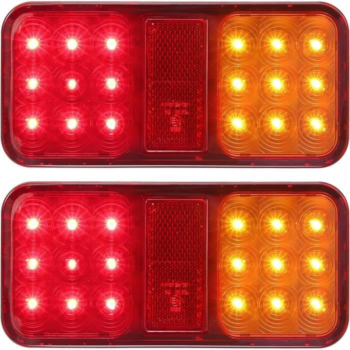 Фонарь задний светодиодный Emark 12V, 18 LED, 4 функции