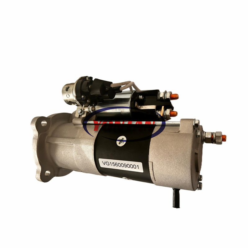 Стартер QDJ2810 для Sinotruk HOWO, 10 зубьев