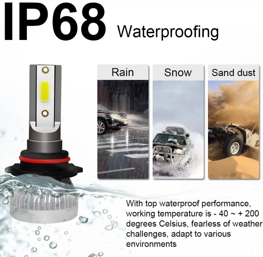 Противотуманная фара 30W Mini, безвентиляторная, универсальная