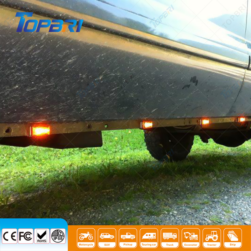 12V Amber LED Side Marker Light for Truck Trailer