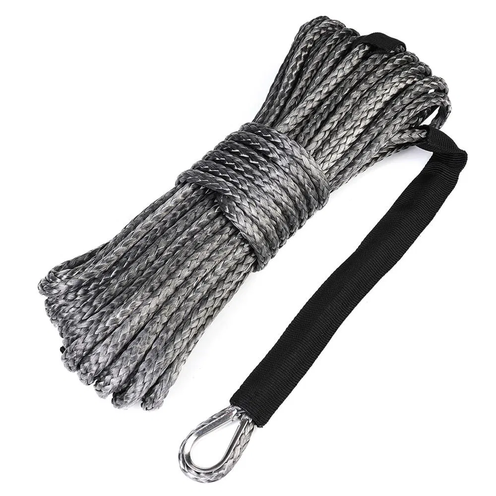 ATV Offroad Emergency Tool Wear Resistance Braided UHMWPE Winch Rope