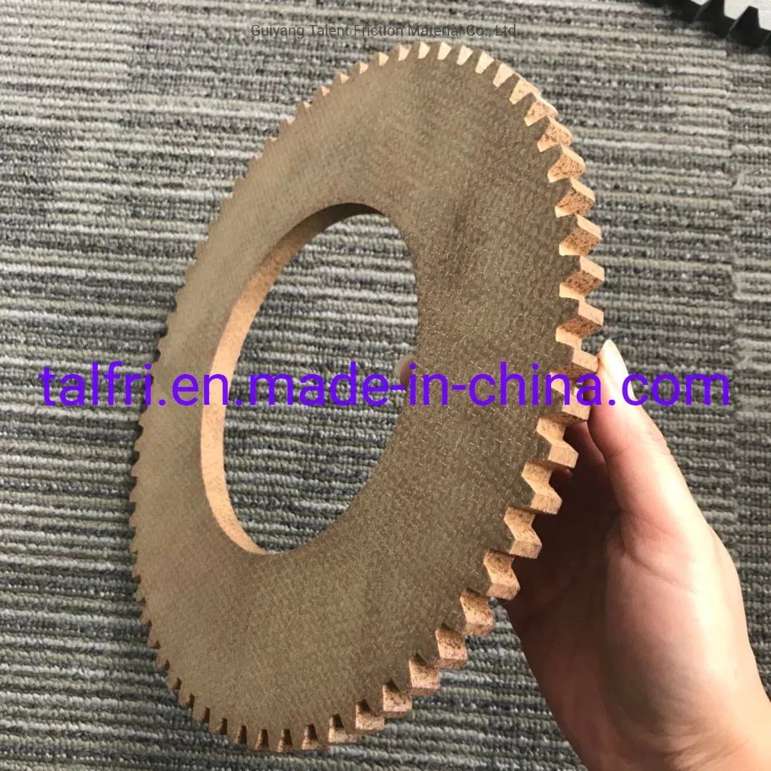 59/72/75 Teeth Laminated Gear Clutch Facing for Engineering Machinery