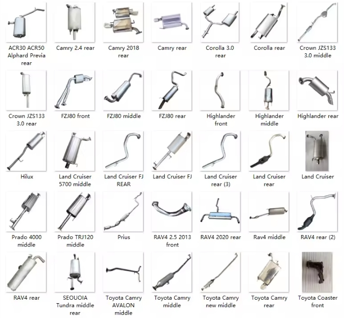Глушитель выхлопной 409SS для Toyota Camry, Corolla, RAV4