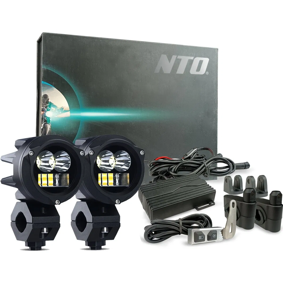 Сверхяркая водонепроницаемая светодиодная фара NL300 для мотоцикла 12В