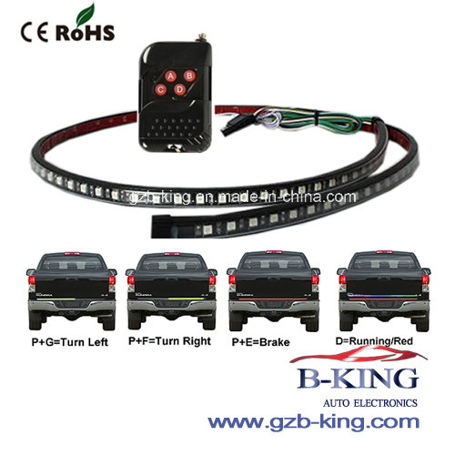 Гибкая RGB LED лента с пультом, IP68, для авто