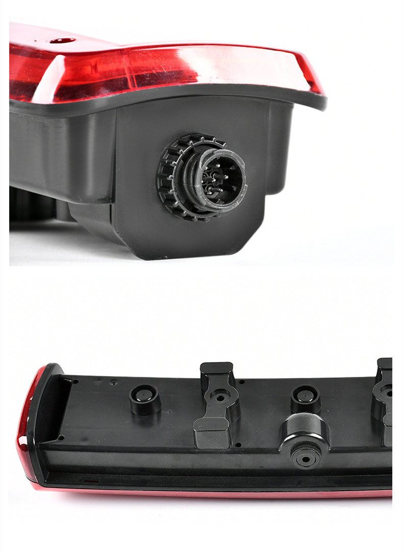 LED Truck Tail Rear Marker Light Car License Plate Stop Buzzer Lamp for Vl