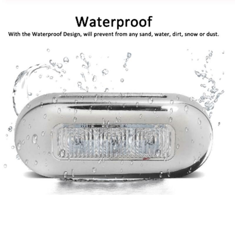 12V IP68 Vehicle Truck Tail Trailer Marine LED Clearance Marker Signal Light