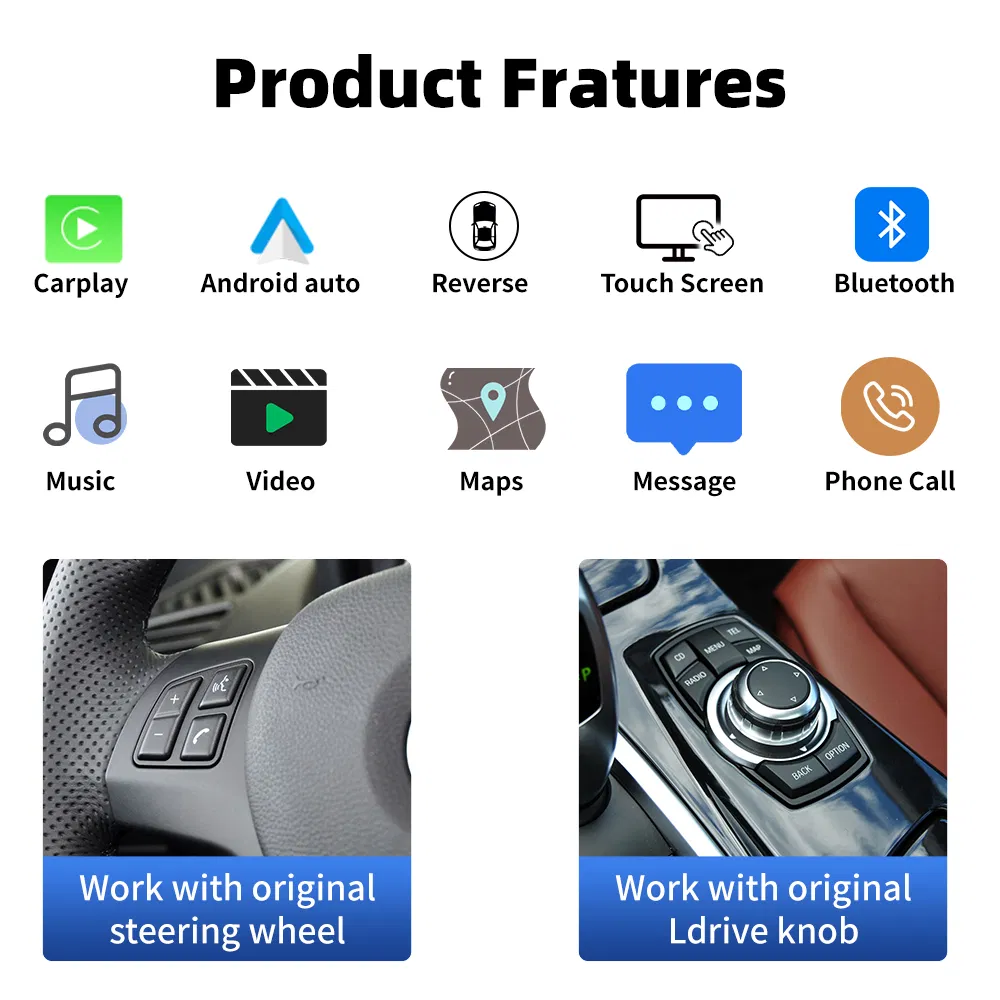 Мультимедиа-плеер для BMW F10/F11 с CarPlay, 10.25 дюймов