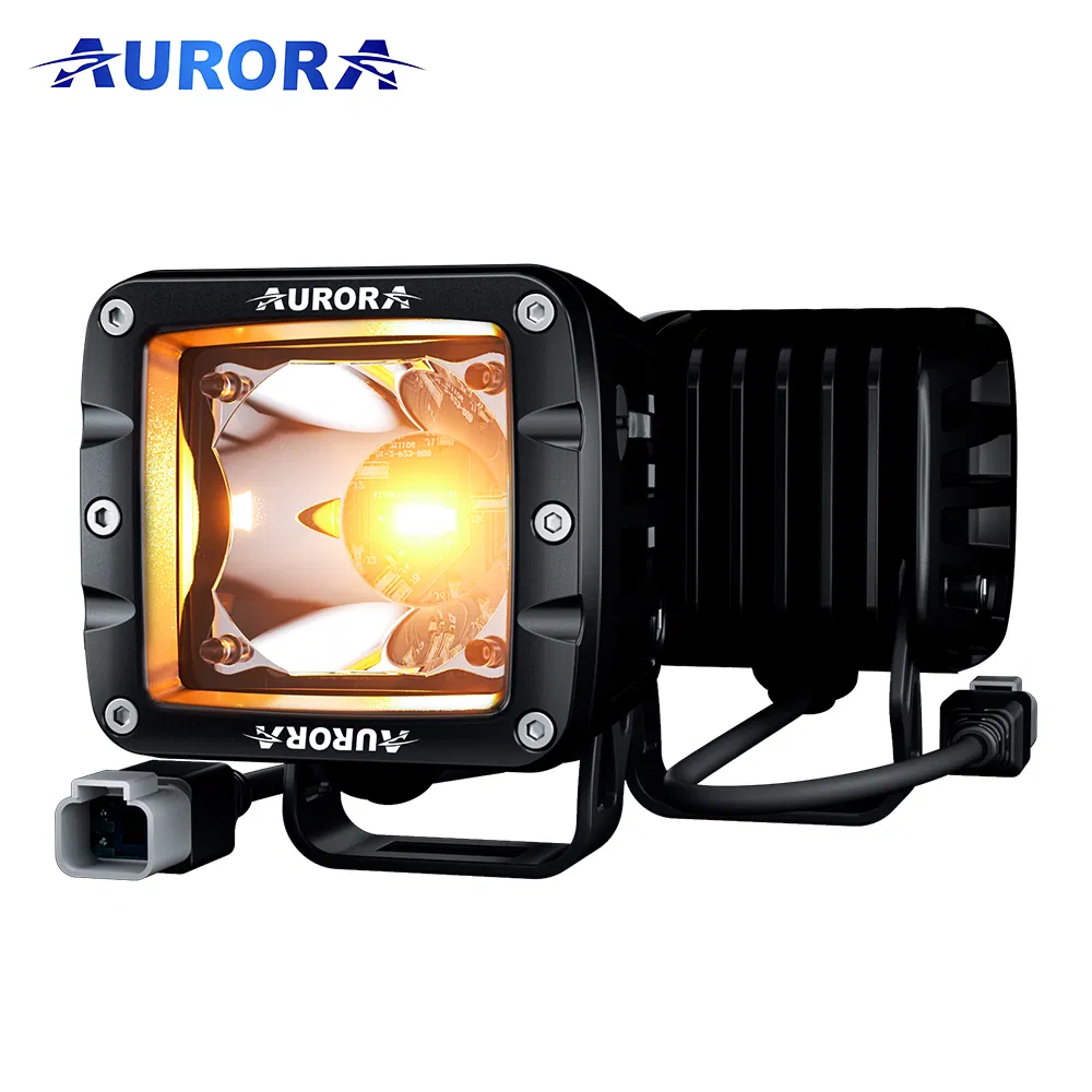 Aurora 2inch Dual Colors LED Offroad Uvt ATV Spot Driving Work Light LED Fog Light