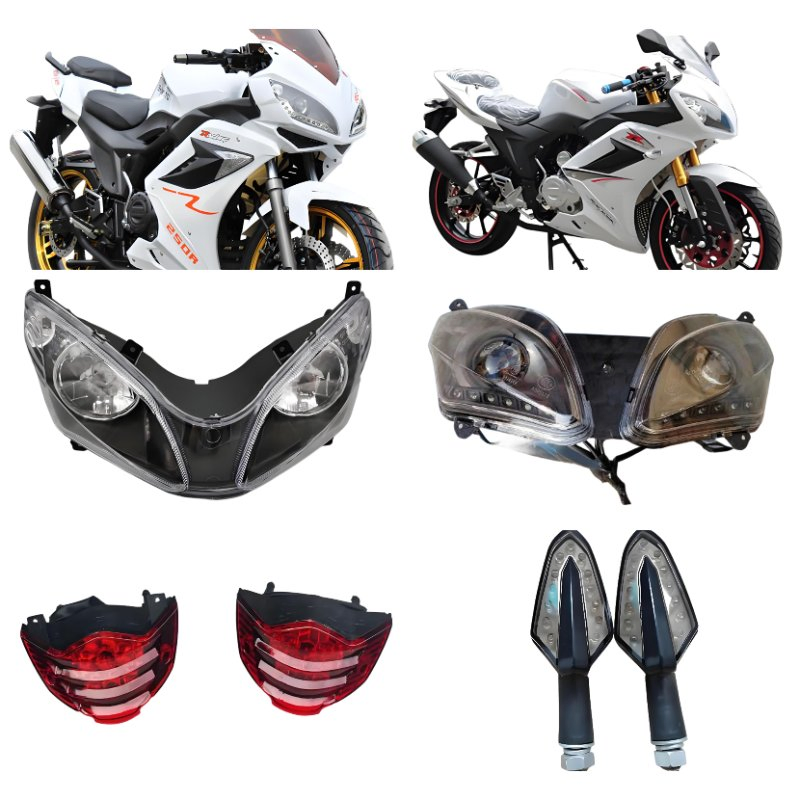 YAMAHA R6 Motorcycle Headlights R2 Turn Signals R1 Taillights LED Parts