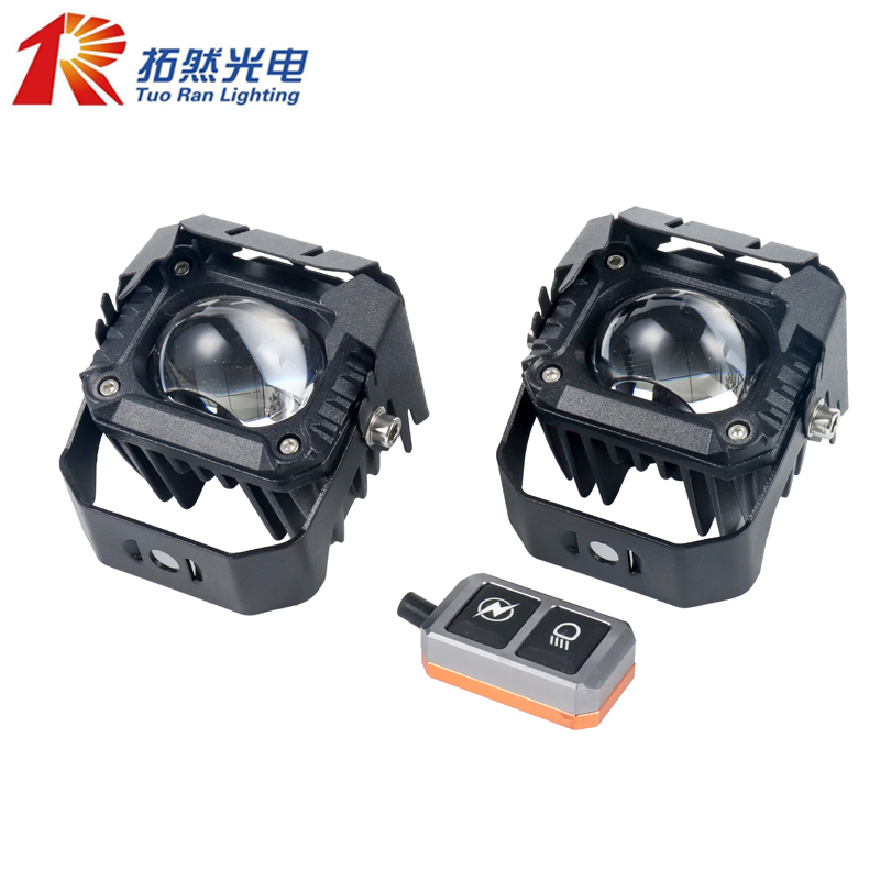 High Brightness Large Monocular Spotlights LED Motorcycle External Auxiliary Spotlights Modified LED Headlight