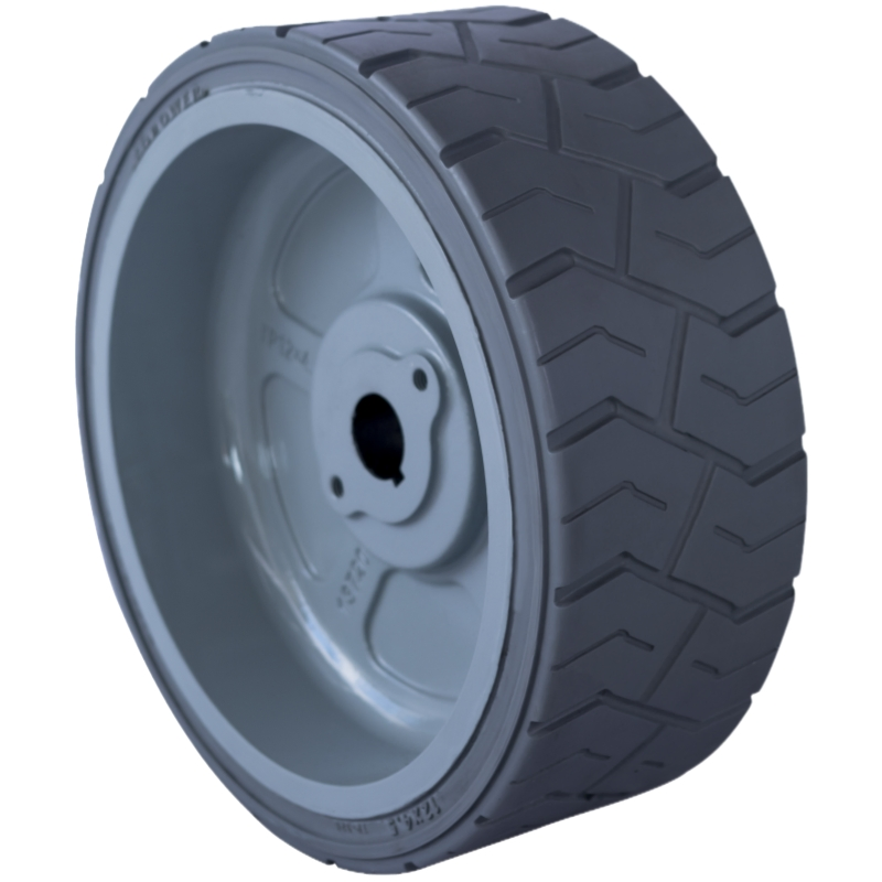 22X10X16 Press on Solid Tyre Industrial Rubber Wheel Tire for Milling Machine