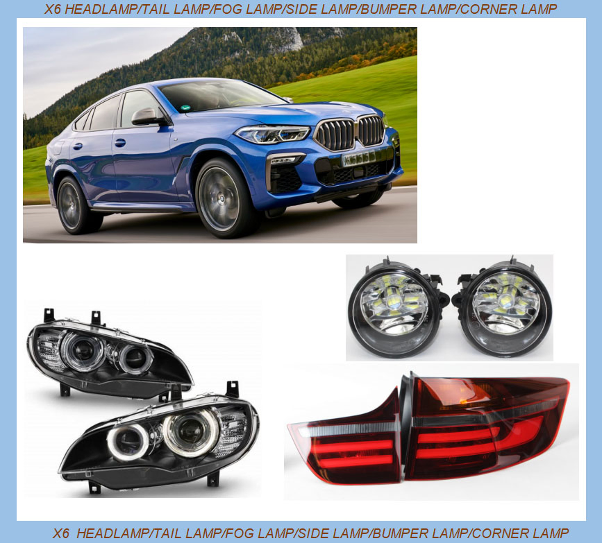 for BMW X1 Angel Eye /LED Headlight /Tail Light /Fog Light /Side Light /Bumper Light /Corner Light