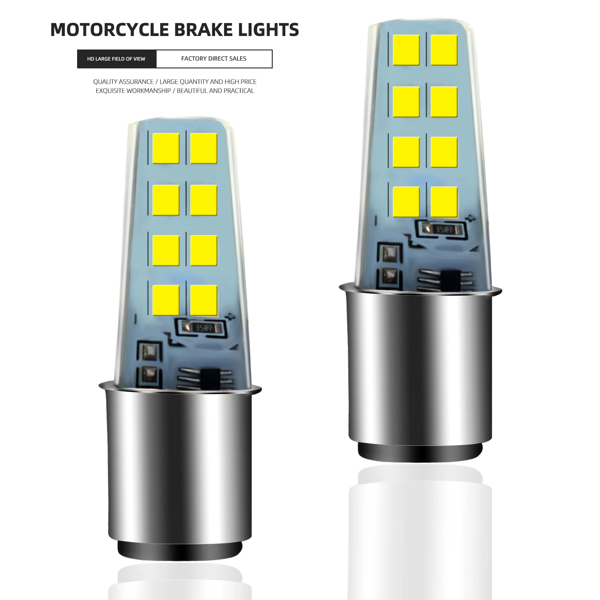 Светодиодные лампы 1157 2835 для стоп-сигналов и габаритов